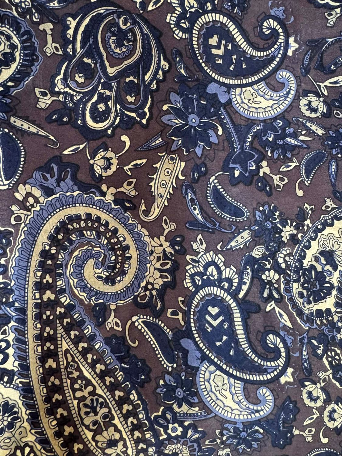 Crazy Cowboy Wildrags Blue Paisley Print HA140618-10L