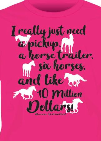 Moss Bros. Graphic T-Shirt Six Horses UH-7649, XS-5X: S