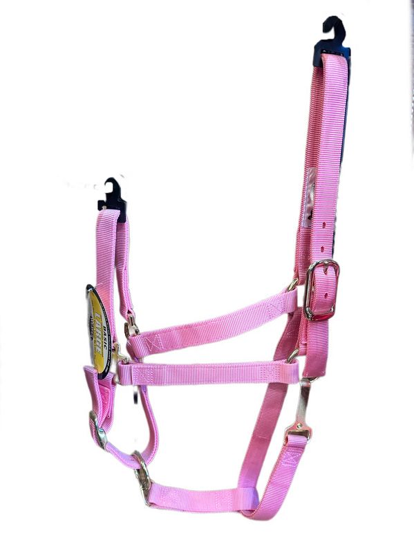 Weaver Pink Nylon Halter