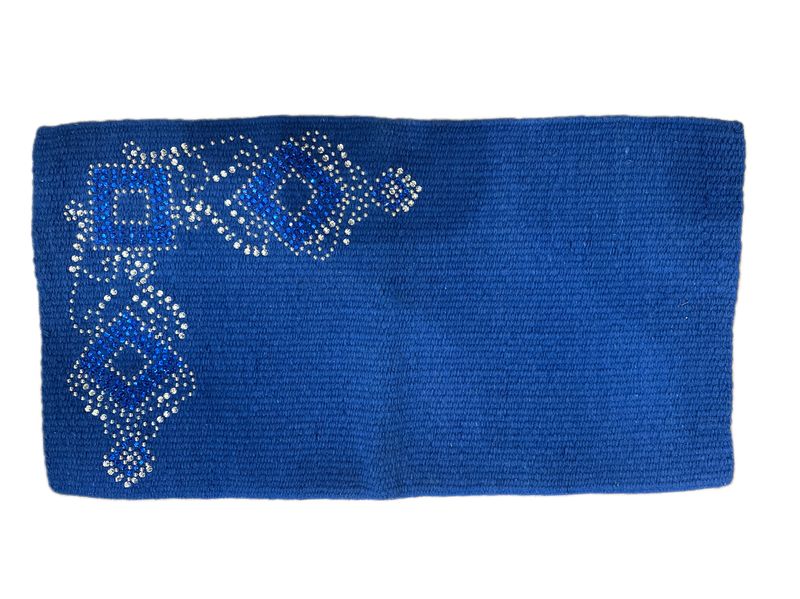 Blue Saddle Blanket Crystal Diamond #35-17898-4