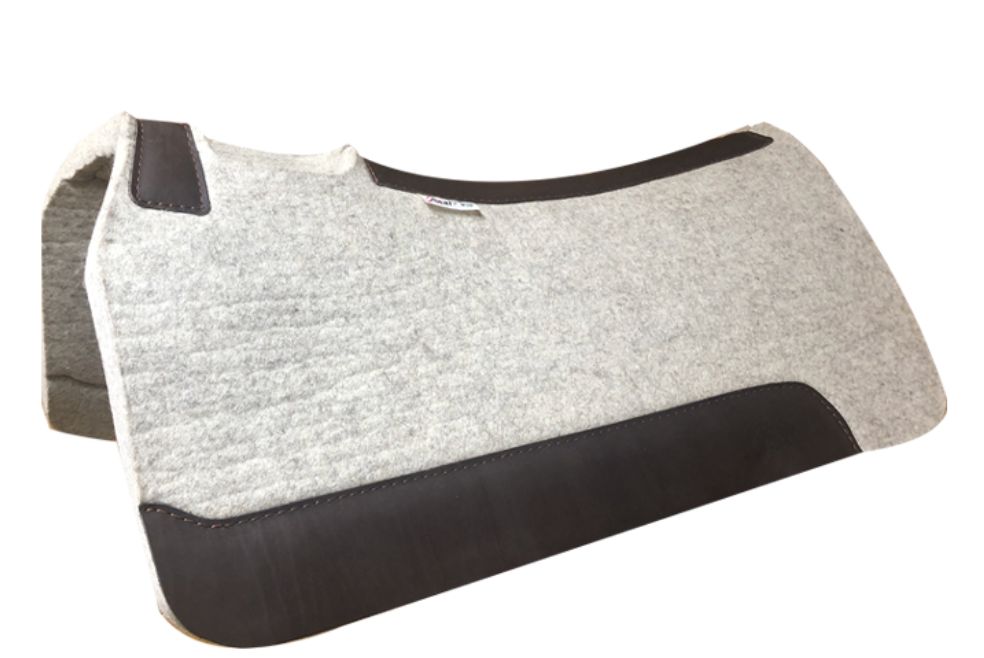 5 Star Wool Felt Barrel Racer Natural Pad 30x28x 7/8 5 Star Wool Felt Barrel Racer Natural Pad 30x28x 7/8