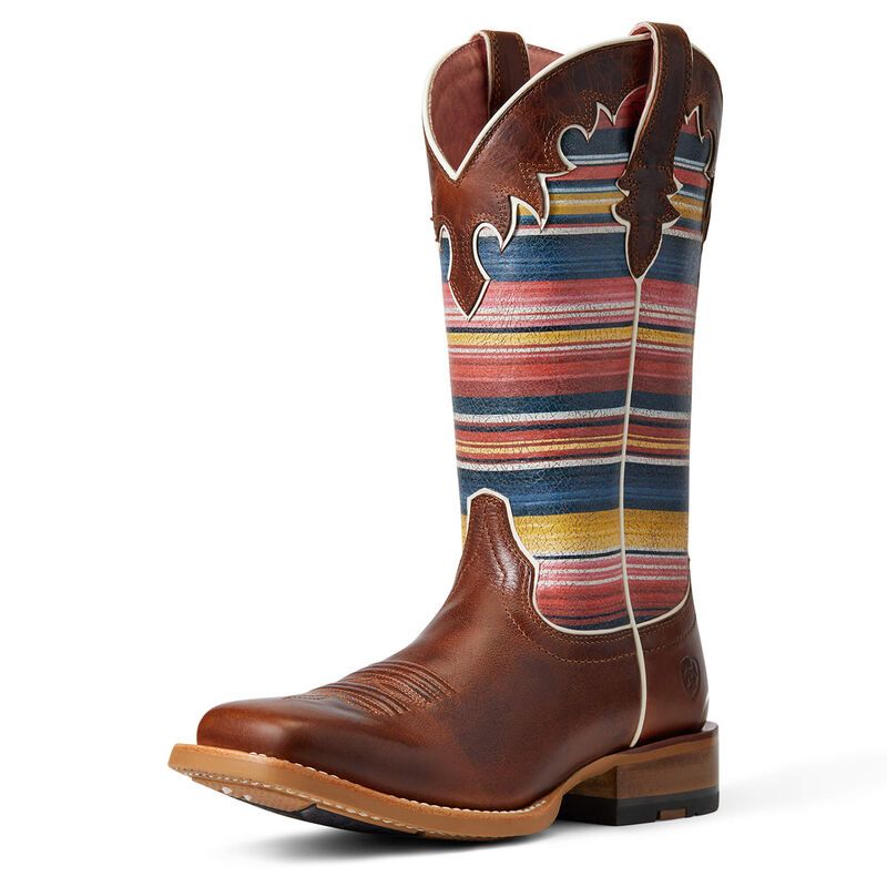 Ariat Fiona Rye Serape Western Performance Boots 10040342 Ariat Fiona Rye Serape Western Performance Boots 10040342, Boots - Women: 6.5 B