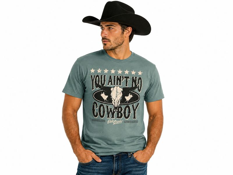 Rock & Roll Dale Brisby Skull Graphic T-Shirt BU21T06792