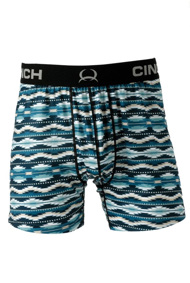 Cinch Loose Fit Aztec Boxer Brief MXY6011002, Boxers: Small