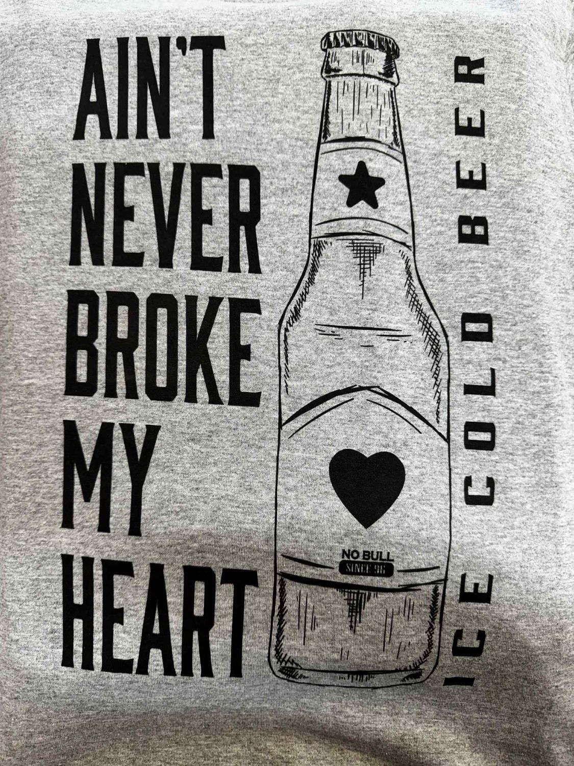 Moss Bros. Graphic T-Shirt Never NB-3313, XS-5X: S