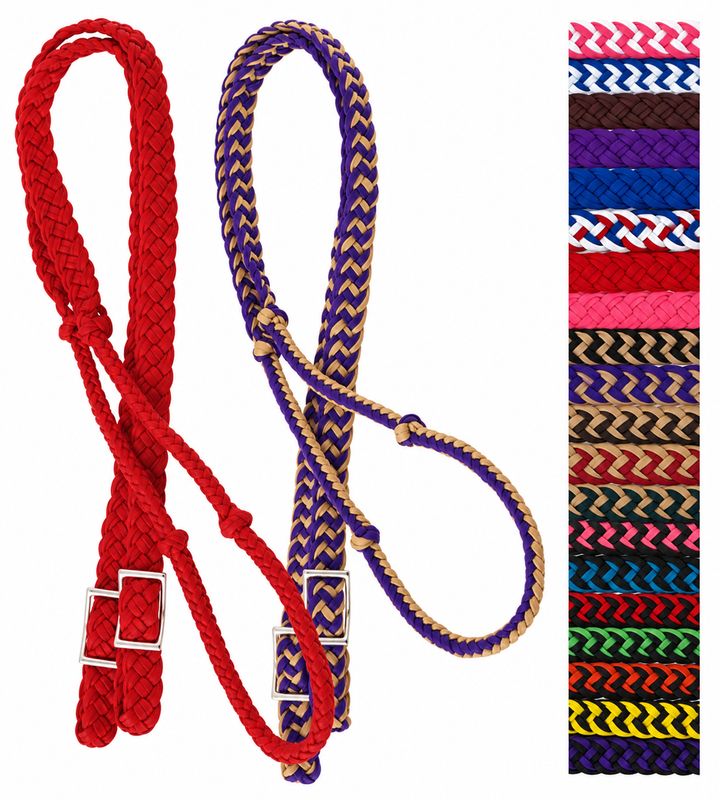 AHE Braided Poly Barrel Reins