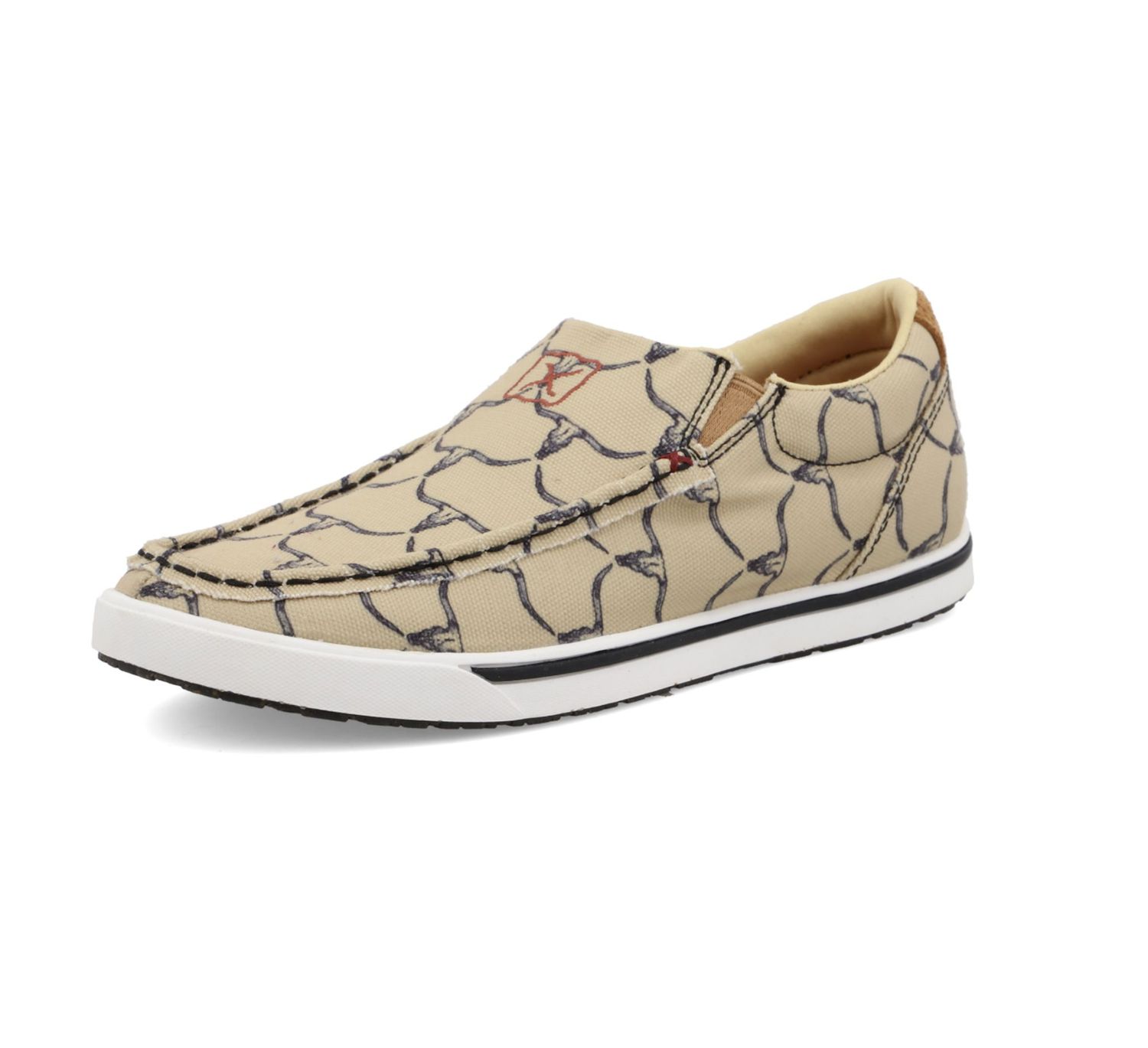 Twisted X  Longhorn Slip-on Kicks WCA0057, Boots - Women: 6.5 B