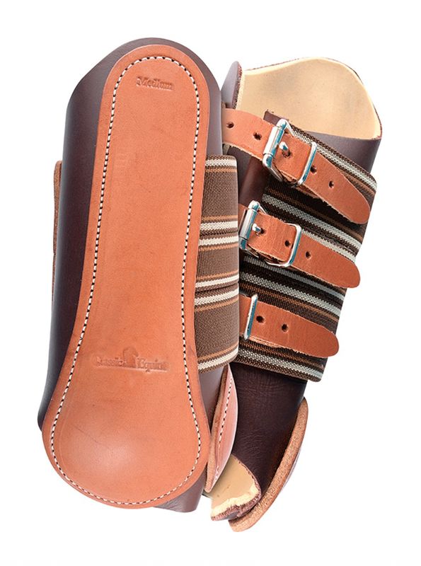 Classic Equine Leather Splint Boots LSB100BL