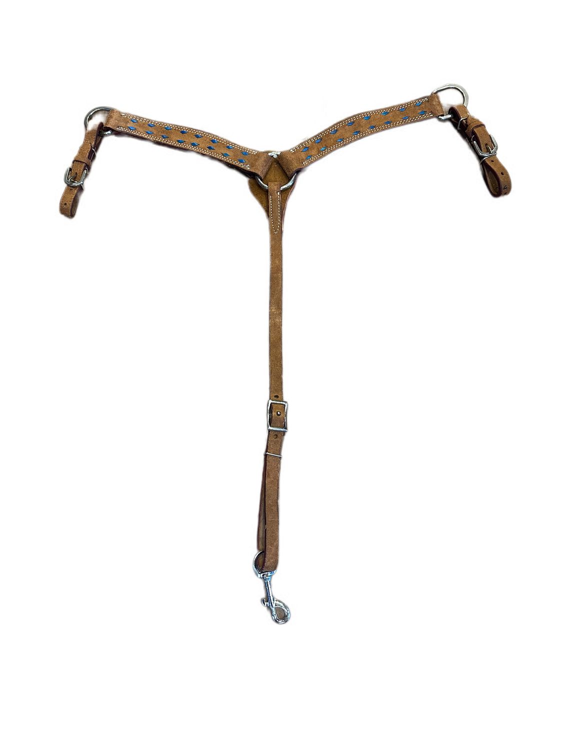 Royal King Mini Medina Turquoise Buckstitch Browband Headstall and Breast Collar