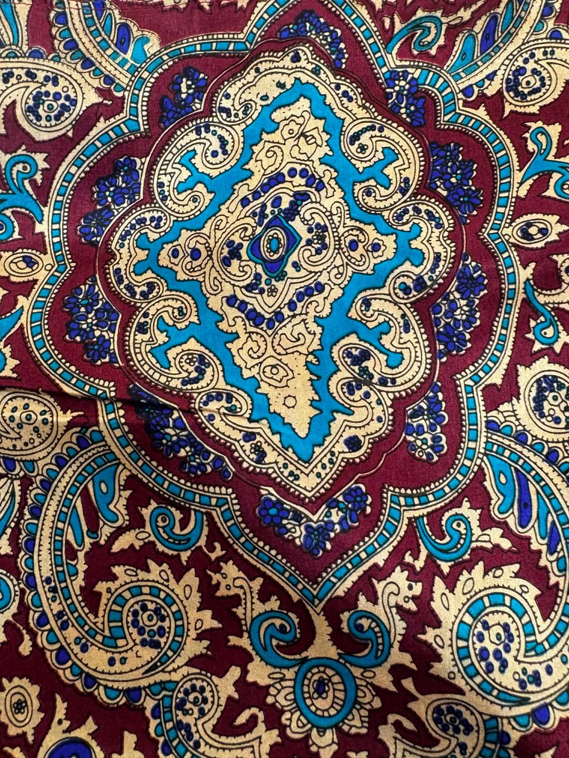 Crazy Cowboy Wildrag Paisley Red And Gold HA140618ST