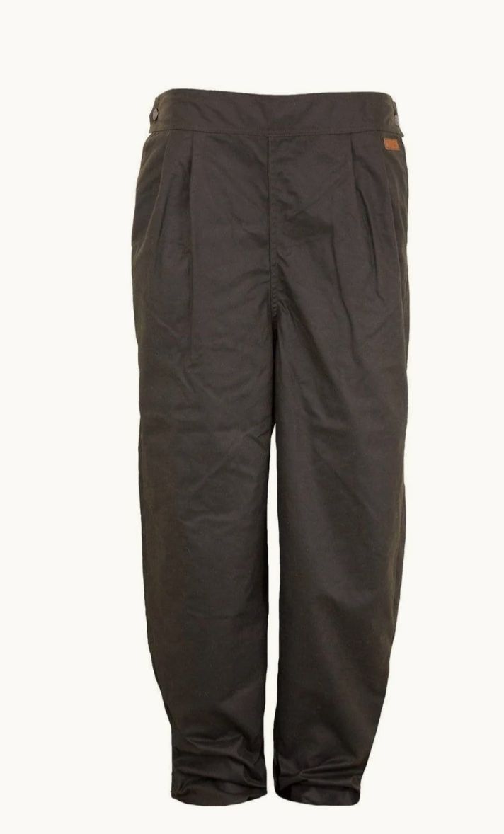 Outback Unisex Oilskin Overpant 2096-BRN, XS-5X: Medium
