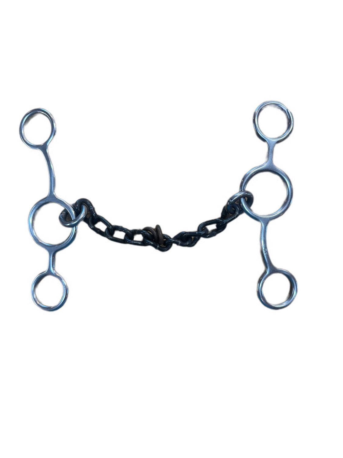 Reinsman Junior Cow Horse Chain with Pacifiers Bit #345