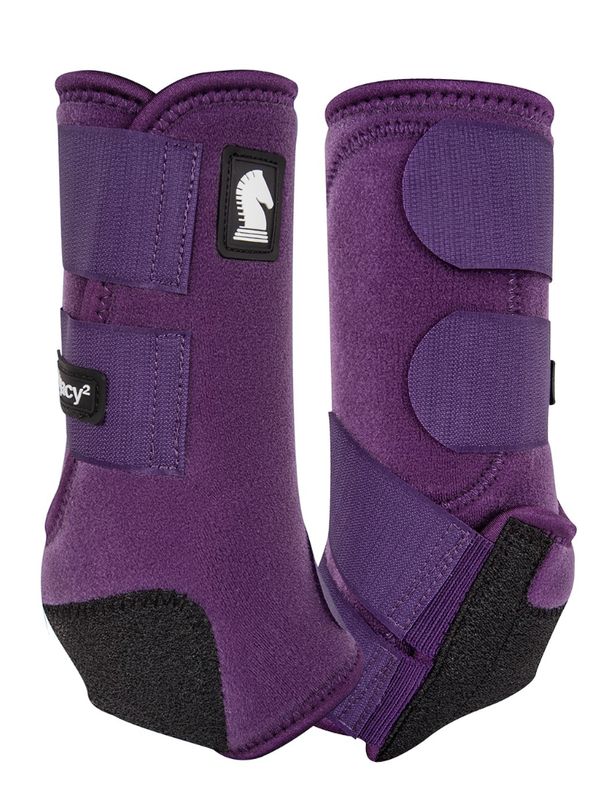 Equibrand Legacy Protective Front Boots Egg Plant Large