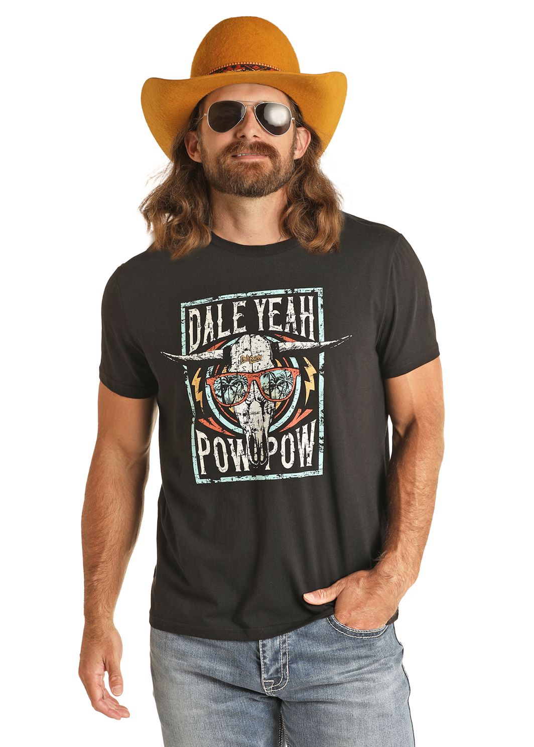 Rock & Roll Dale Brisby Tee RRUT21R1BX, XS-5X: XS