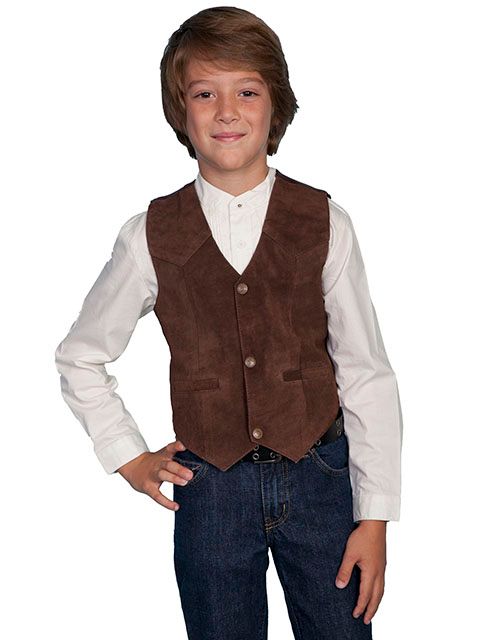 Scully Kids Vest #2002-67, Kids Shirts: X Small