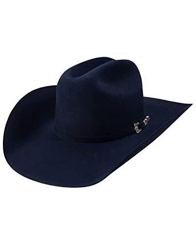 Resistol Unisex 30X Grand Navy Fur Felt Western Hat Navy 6 7/8