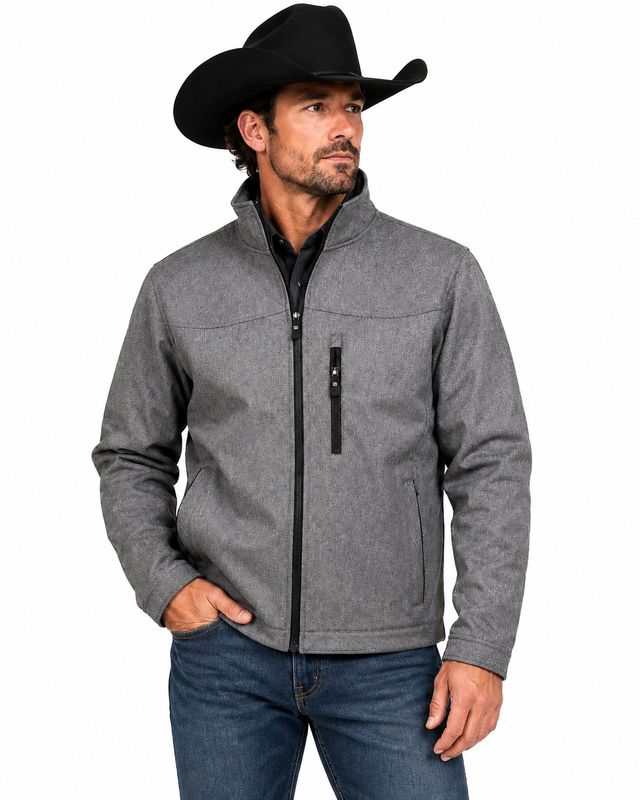 STS MENS SLACK HEATHER GREY JACKET