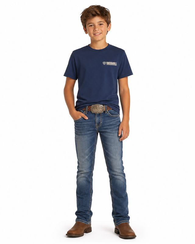 Rock & Roll Bucking Bronc Graphic Tee BB21T06071
