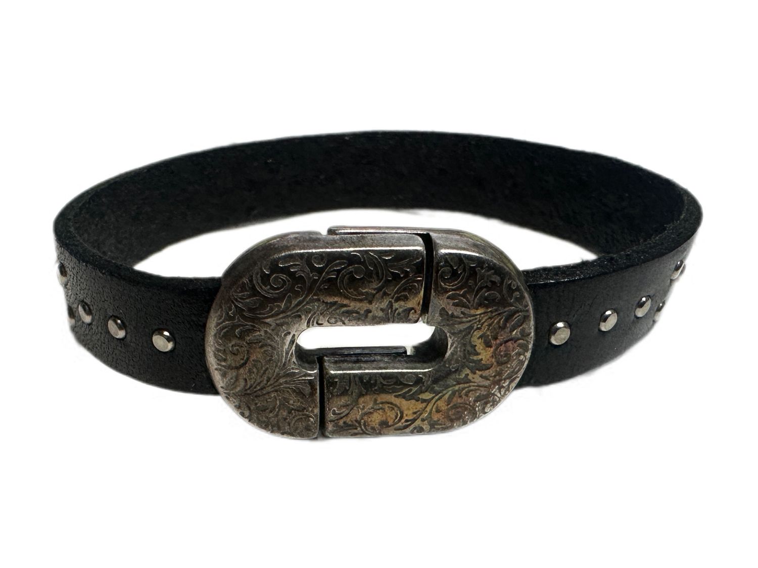 Handmade Leather Magnetic Bracelet