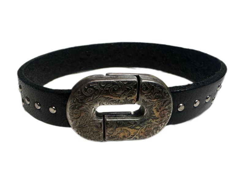 Handmade Leather Magnetic Bracelet