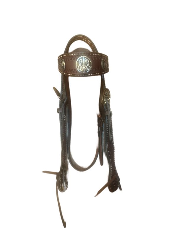 Wyoming Saddle Company Custom Headstall W/High End Conchos