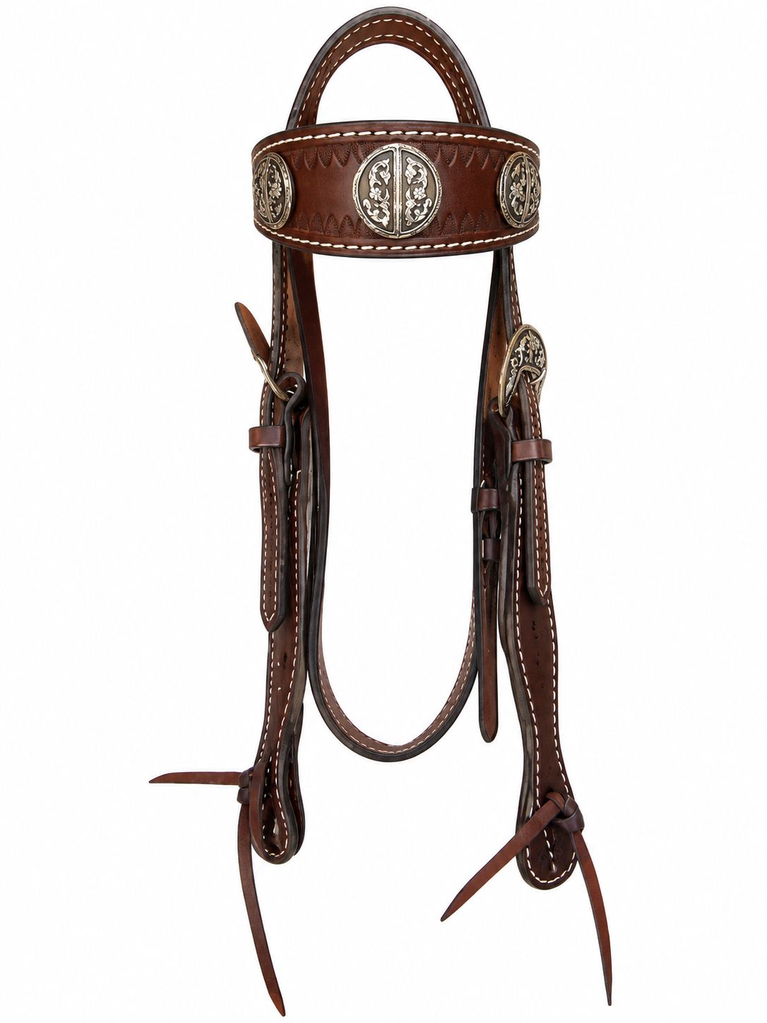 Wyoming Saddle Company  Headstall W/High End Conchos