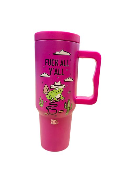 Groovy Things Adult Hot Pink Tumbler