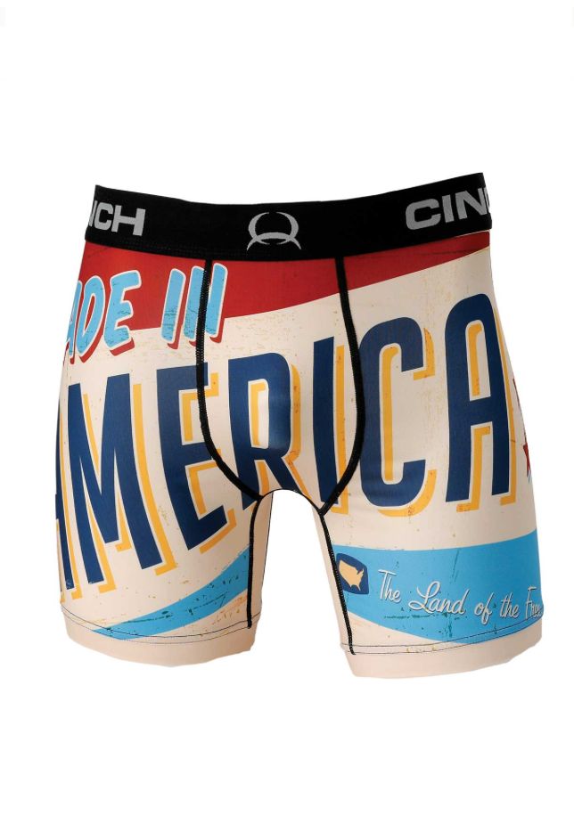 Cinch Made in America Boxer Brief MXY6009010, Hats Sml: Small