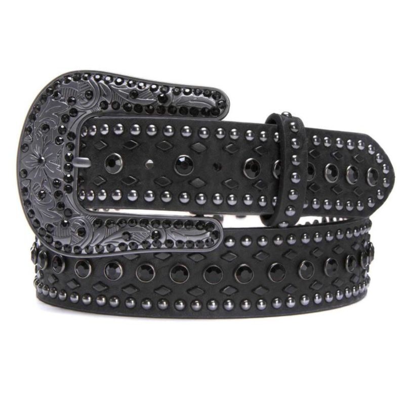 Nocona Women's Black Leather Belt N3410201