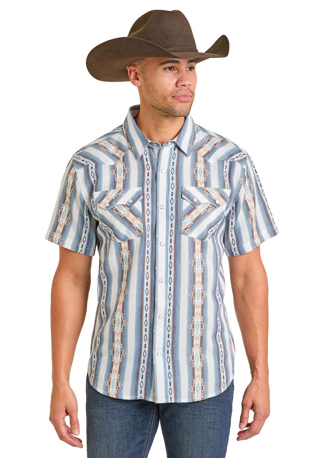 Panhandle Slim Short Sleeve Snap PMN3S06903, XS-5X: S