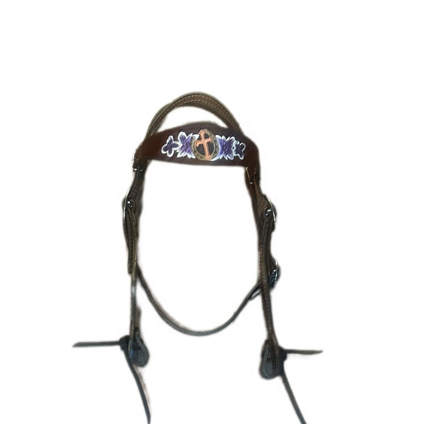 Wyoming Saddle Company Custom Hand Carved Headstall