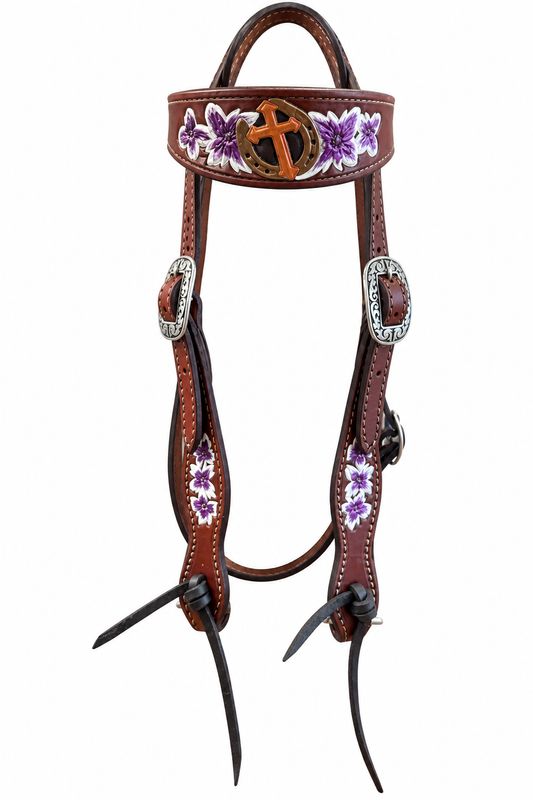 Wyoming Saddle Company Custom Hand Carved Headstall