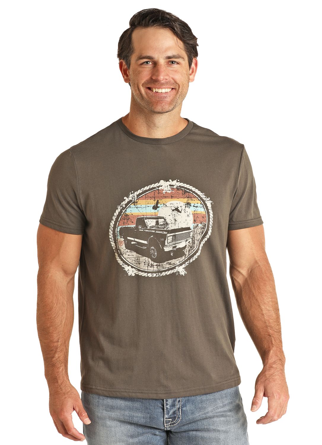 Rock & Roll Mens Graphic Tee RRUT21R1C0, XS-5X: XS