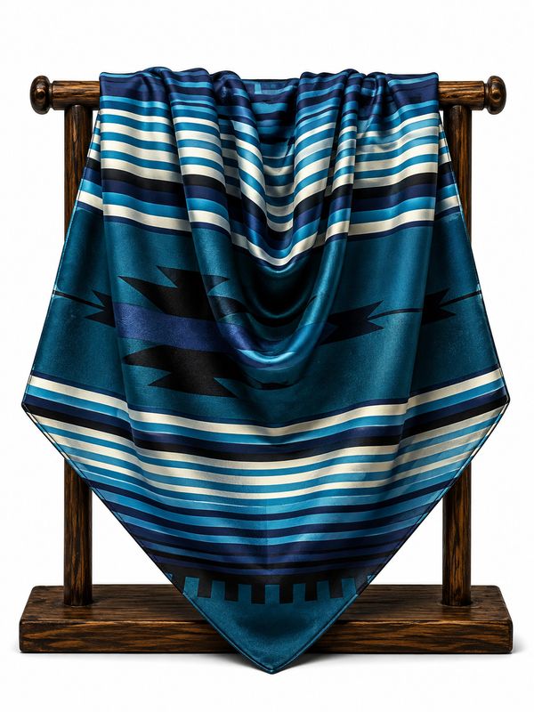 Crazy Cowboy Wildrag Blue Print SC-2312