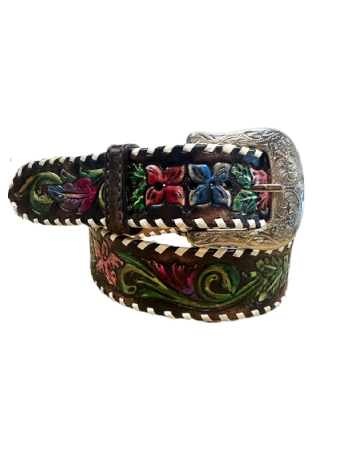 Circle Y Belt Vibrant Garden 1001-BT, Belts - Men: 26