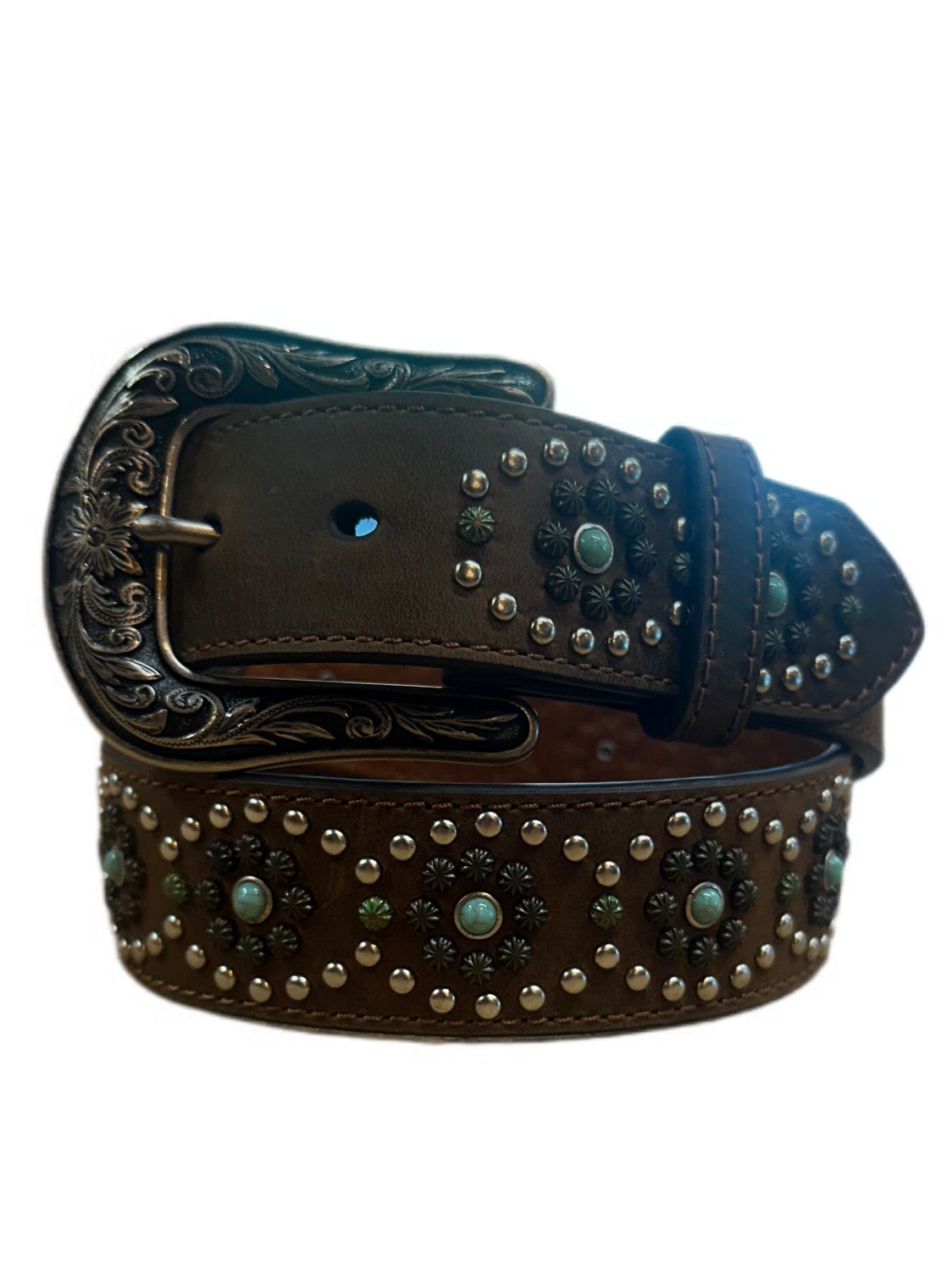 Nocona Women's Leather Belt N320002802, Belts - Women: Small