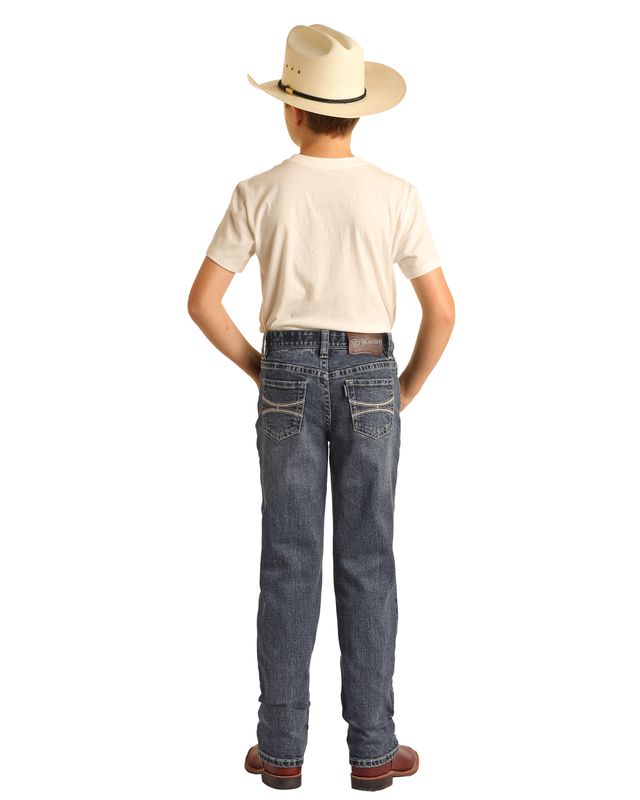 Rock & Roll Boys Denim Rope Stitch EMB Revolver HYBD1RR1IG
