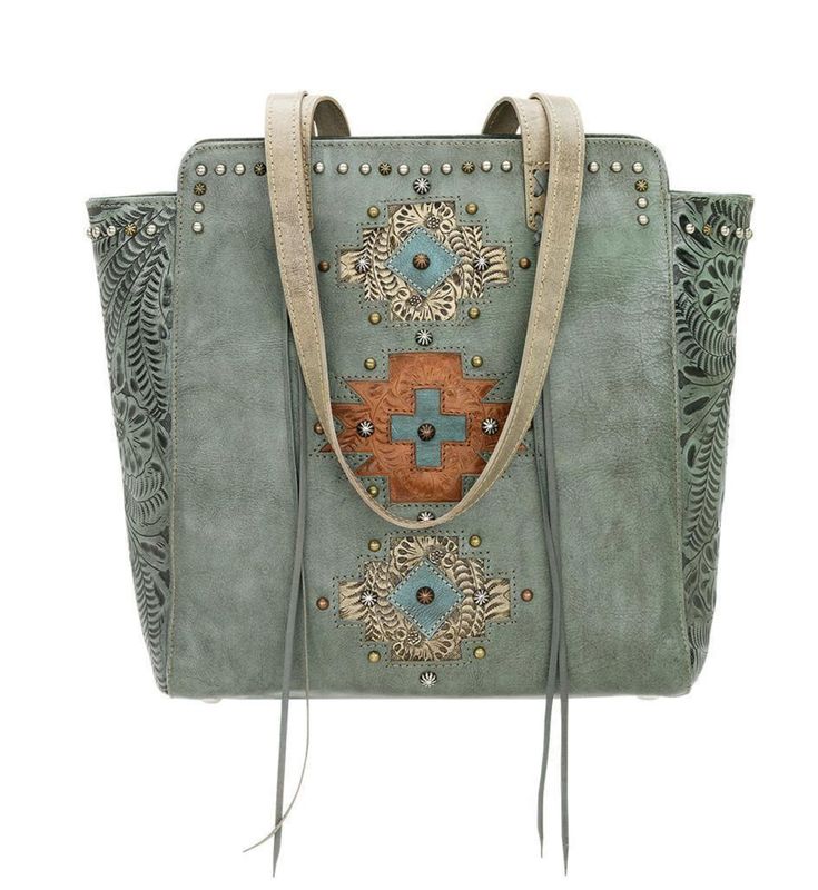 American West Navajo Soul Zip Tote #3478937c