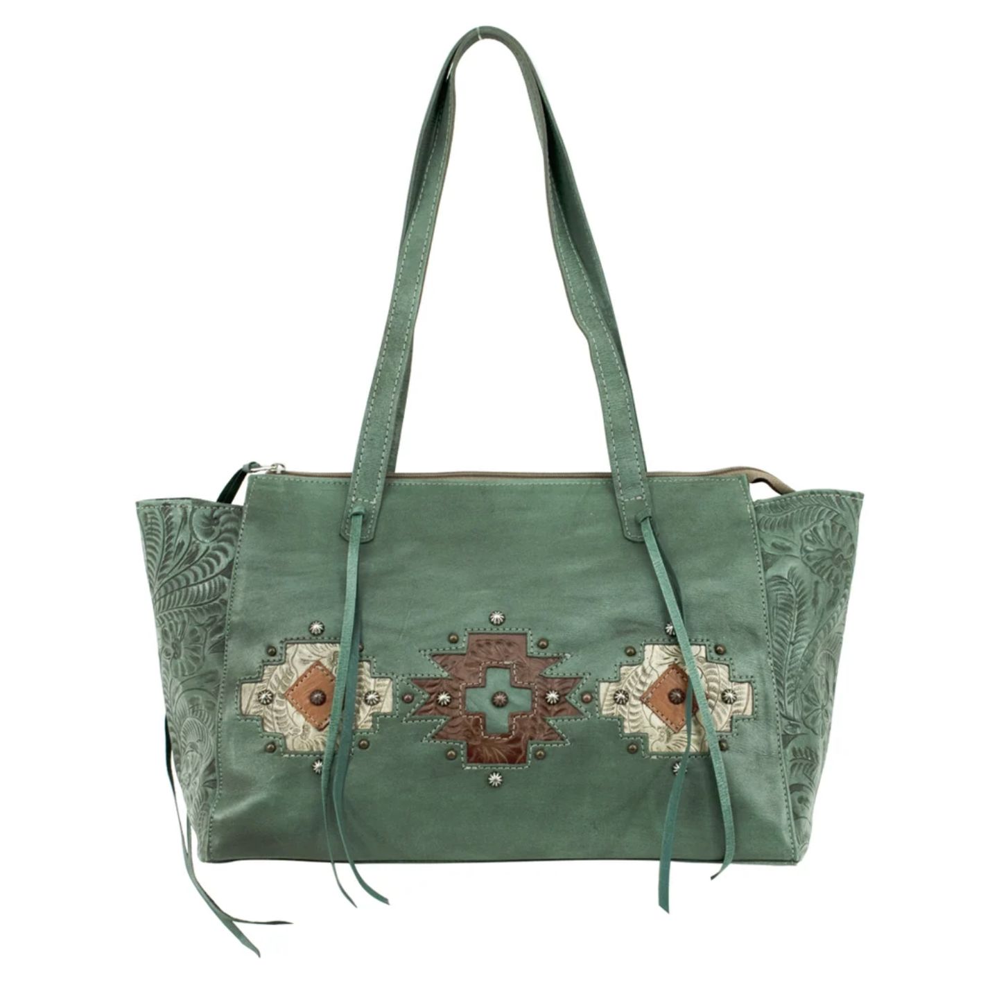 American West Navajo Soul Zip Tote #3478937c American West Navajo Soul Zip Tote #3478937c