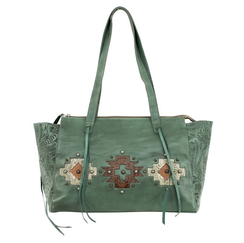 American West Navajo Soul Zip Tote #3478937c