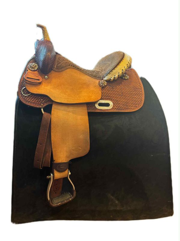 Used Billy Cook Barrel Saddle