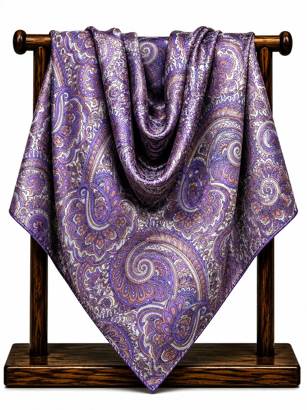 Crazy Cowboy Wildrag Pink/Purple Paisley HA140627