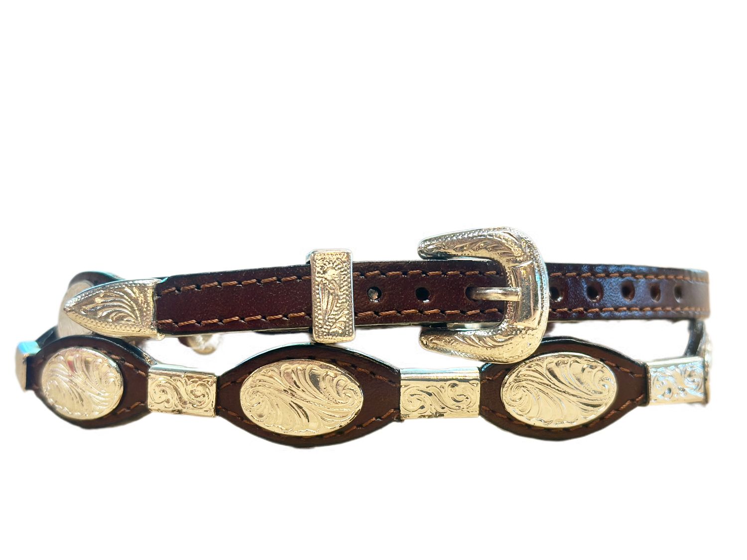 Austin Accent Leather Oval Hatband LC-14