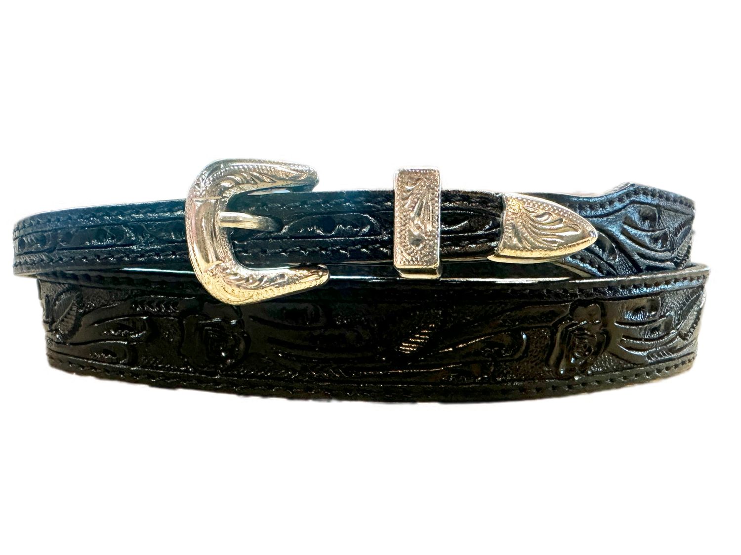 Austin Accent Leather Hand Tooled Hatband LC-69