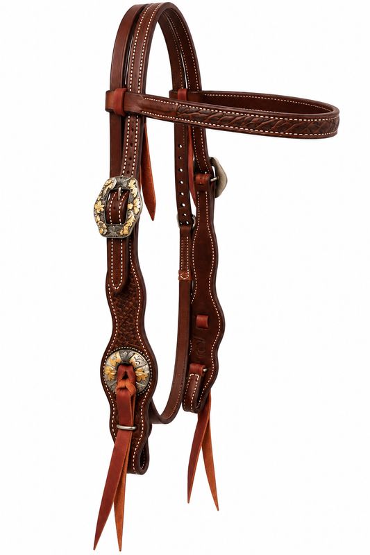 Professional's Choice Headstall Brow Bison