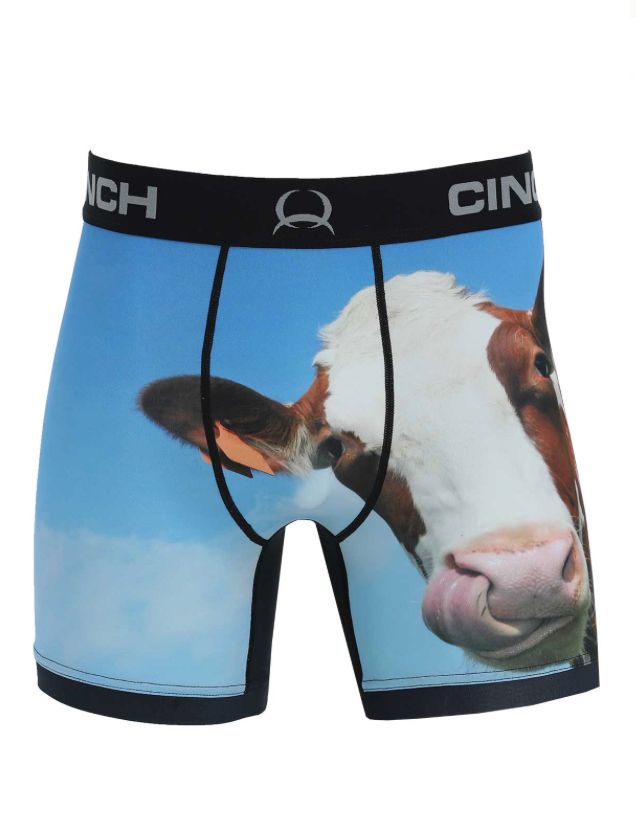 Cinch Cow Boxer Briefs MXY6009009 MUL, Boxers: Small