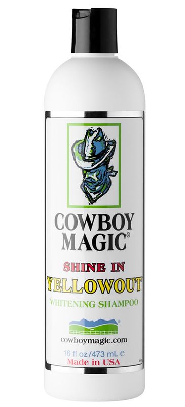 Cowboy Magic Shine In Yellowout Whitening Horse Shampoo