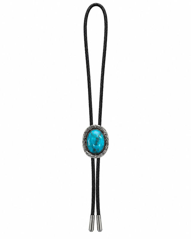 Austin Accent Bolo Oval Turquoise  2401-T