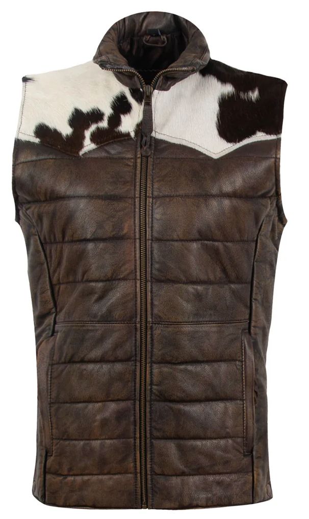 STS Ladies Adalyn Vest Tobacco Brown STS3895S, Womens Jacket: Small