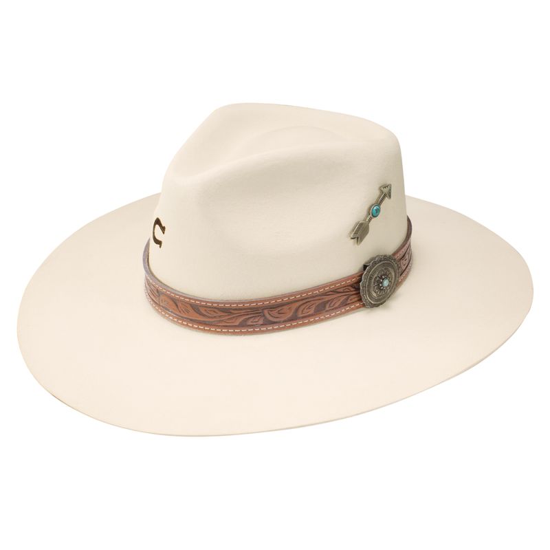 Charlie 1 Horse White Sands Felt Western Fashion Hat CWWTSN-4036